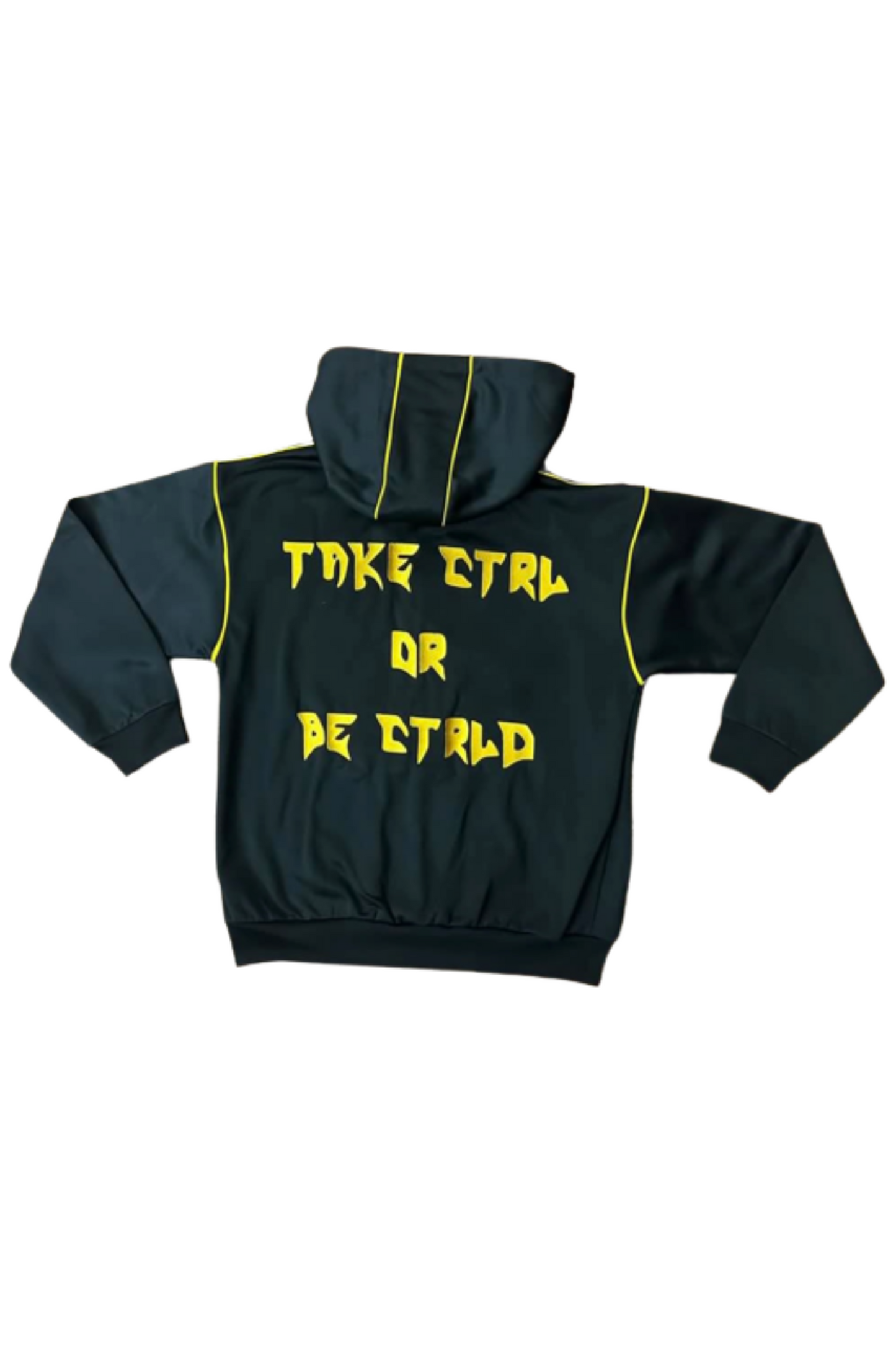 TOP CTRL Zip-Up Hoodie - Black / Yellow