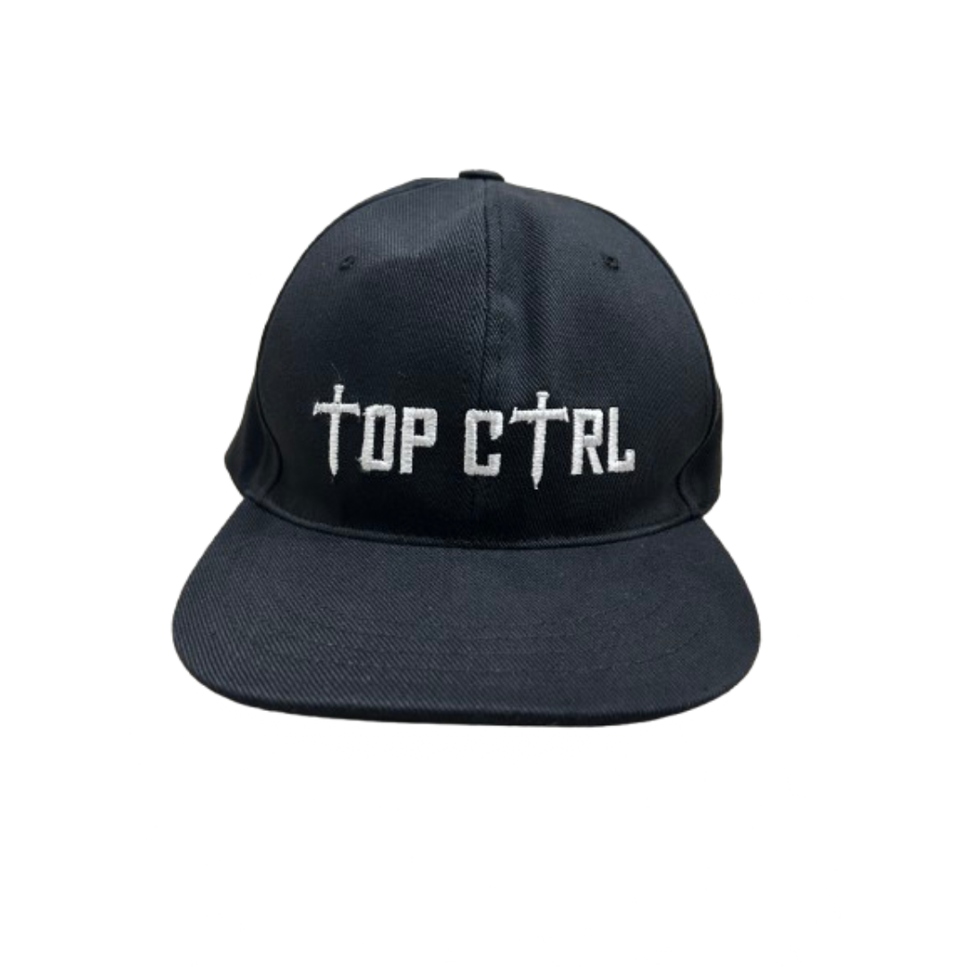 TOP CTRL Standard Black & White Snapback Hat